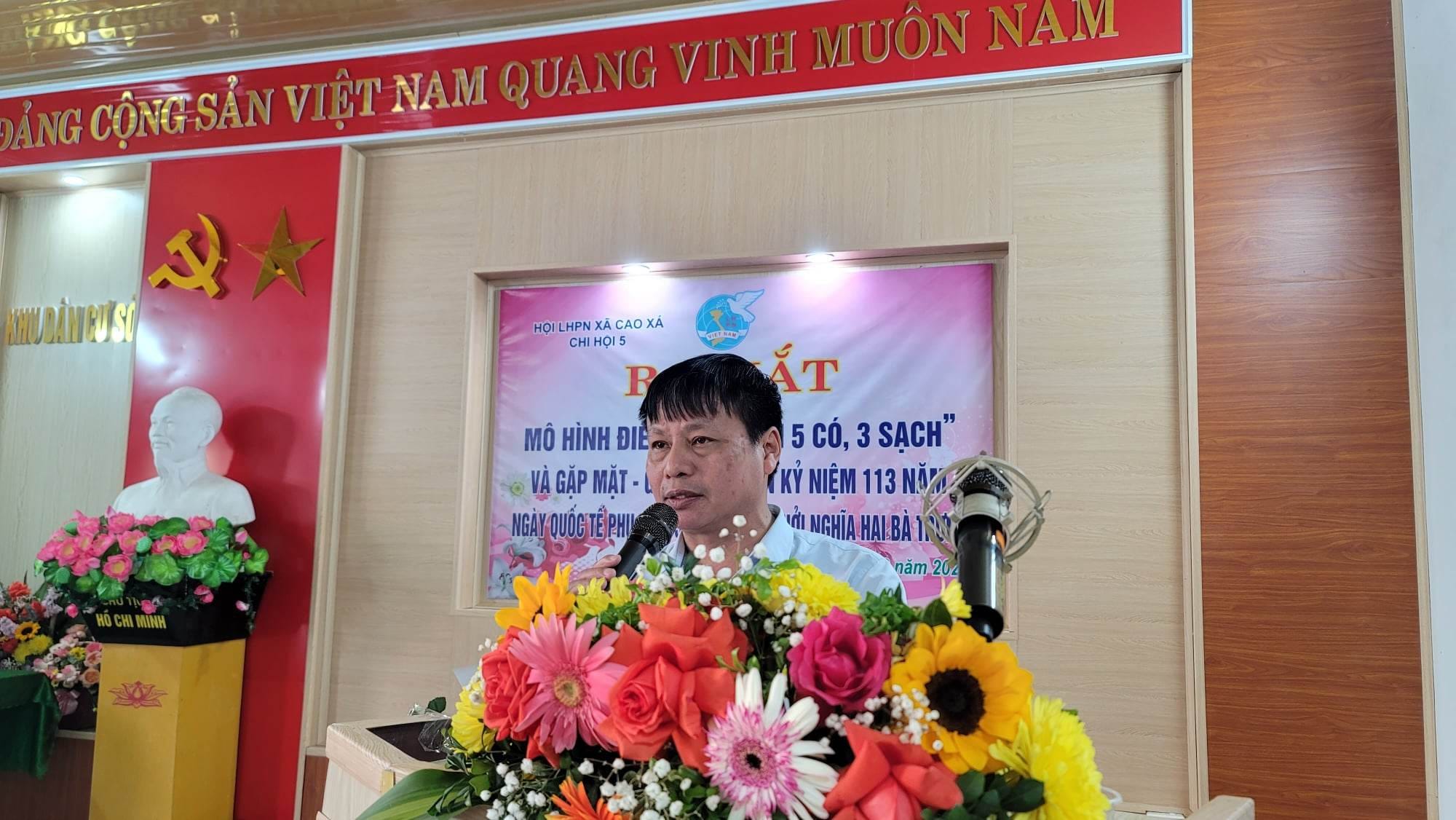 Đồng chí Nguyễn Tiến Tuyên phát biểu chỉ đạo tại hội nghị